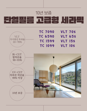 3.단열필름 고급형 세라믹 TC